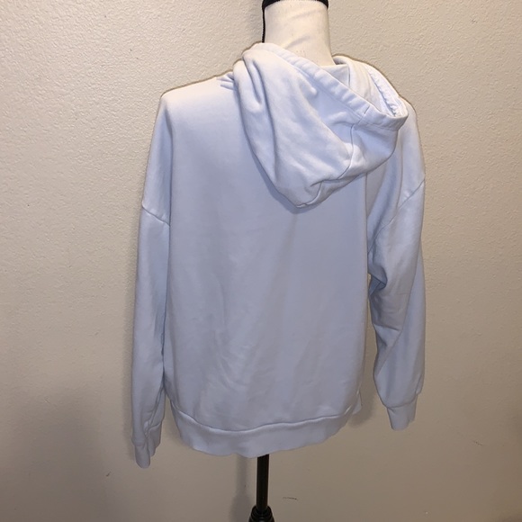 Puma Rebel Terry Woman’s Hoodie Sweatshirt Arctic ice - Picture 9 of 11